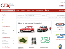 Tablet Screenshot of ctaservice.nl